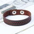 braunes rohleder armband herren manschette breitarmband uniqal sale